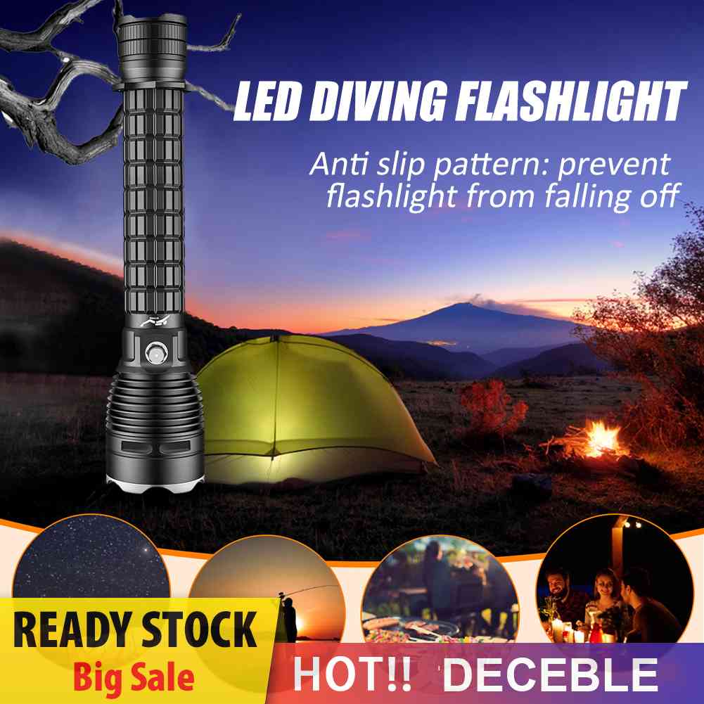 Đèn Pin XHP70 LED 3 Chế Độ Chống Trượt Tiện Dụng Khi Đi Cắm Trại Leo Núi