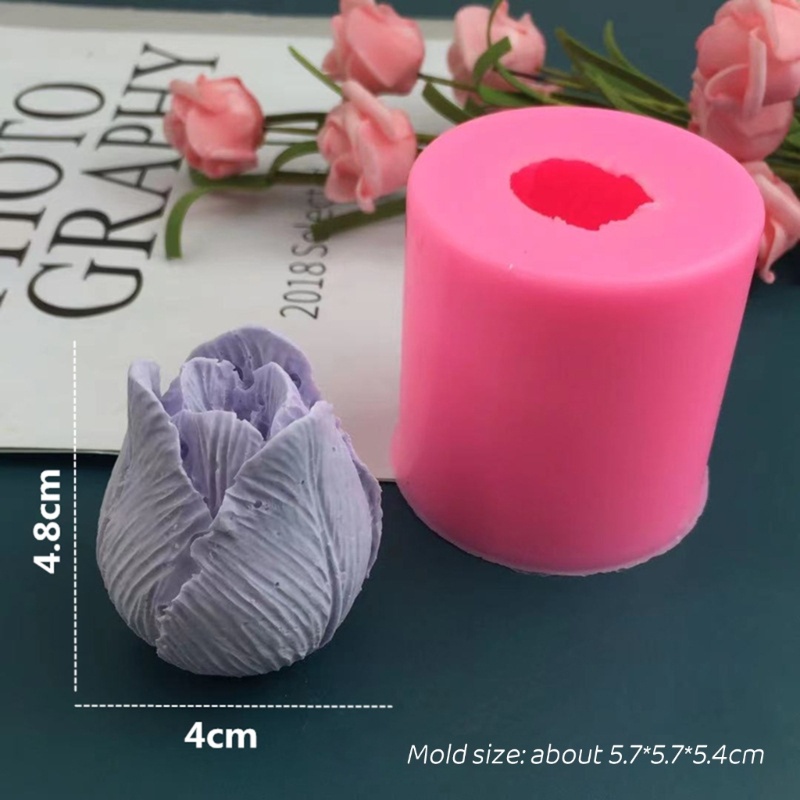 Khuôn Silicone Làm Bánh Hình Hoa Tulip