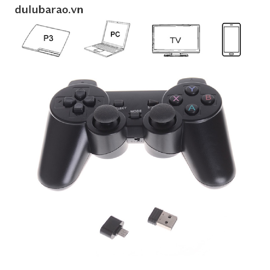 Tay Cầm Chơi Game Không Dây 2.4Ghz Cho Ps3 Pc Tv Box