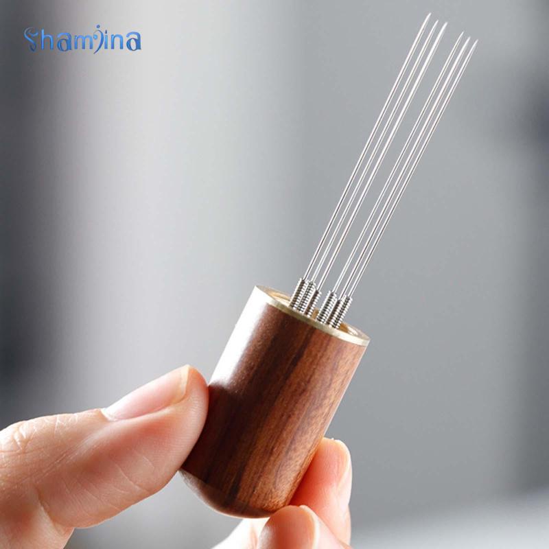 Shamjina Cà phê Tamper Kim Pha Cà Phê Khuấy Bột Phân Phối Cho Dân Phượt WDT Dụng Cụ Cafe Khuấy barista phụ kiện