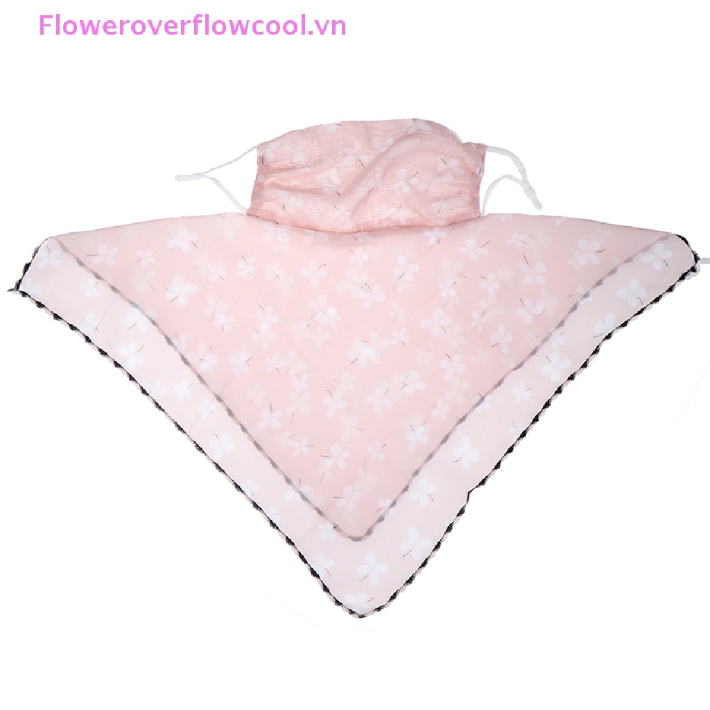 Khăn Choàng Cổ Kiêm Khẩu Trang Chống Nắng Vải Lụa Mềm FOFC Khẩu Trang Chiffon Che Phủ Mũi Chống Tia UV Ngoài Trời