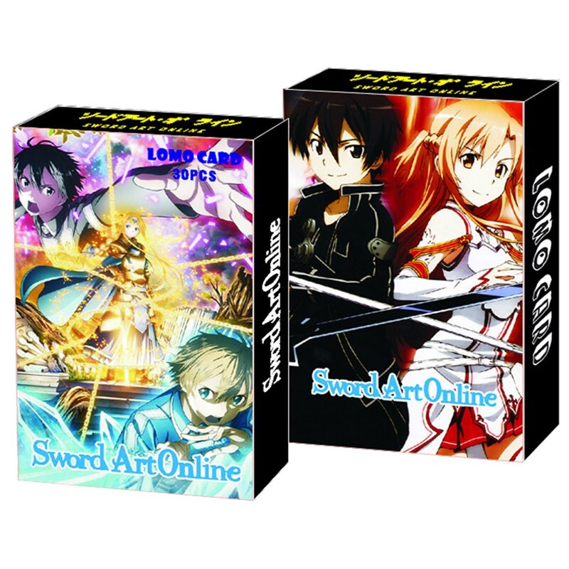 Bộ lomo card Anime Genshin Impact Jujutsu Kaisen Sword Art Online thẻ ảnh