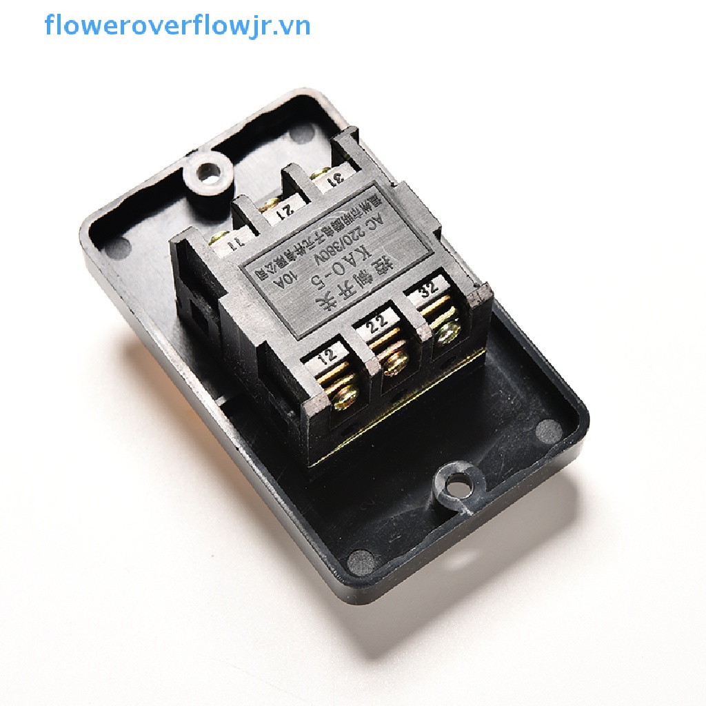 Công Tắc Bật / Tắt Động Cơ Khoan Bằng Nhựa Chống Nước 10A 380V KAO-5