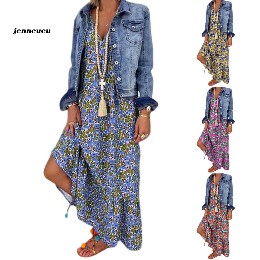 Jen Bohemia Váy Không Tay