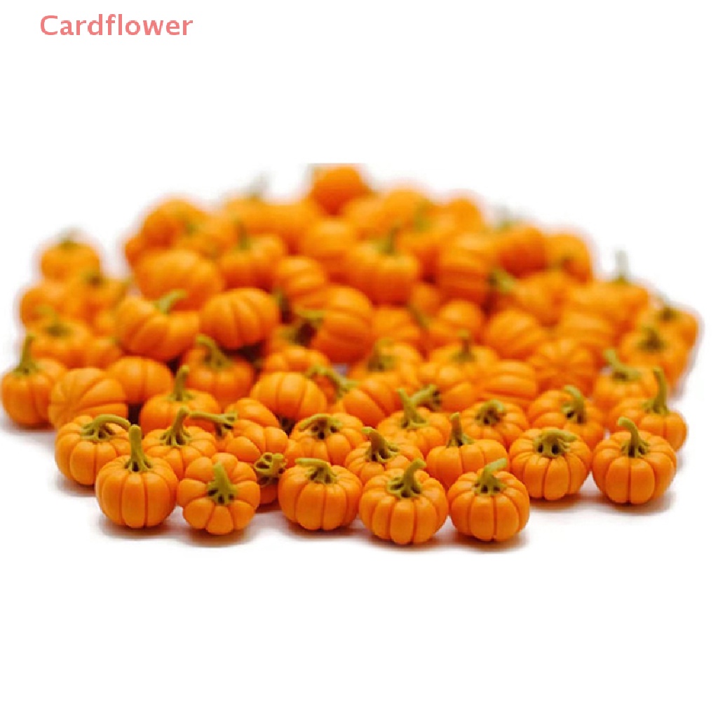 &lt; Cardflower &gt; Phụ Kiện Đồ Chơi Búp Bê mini Hình Bí Ngô Vàng Có peduncle Mới