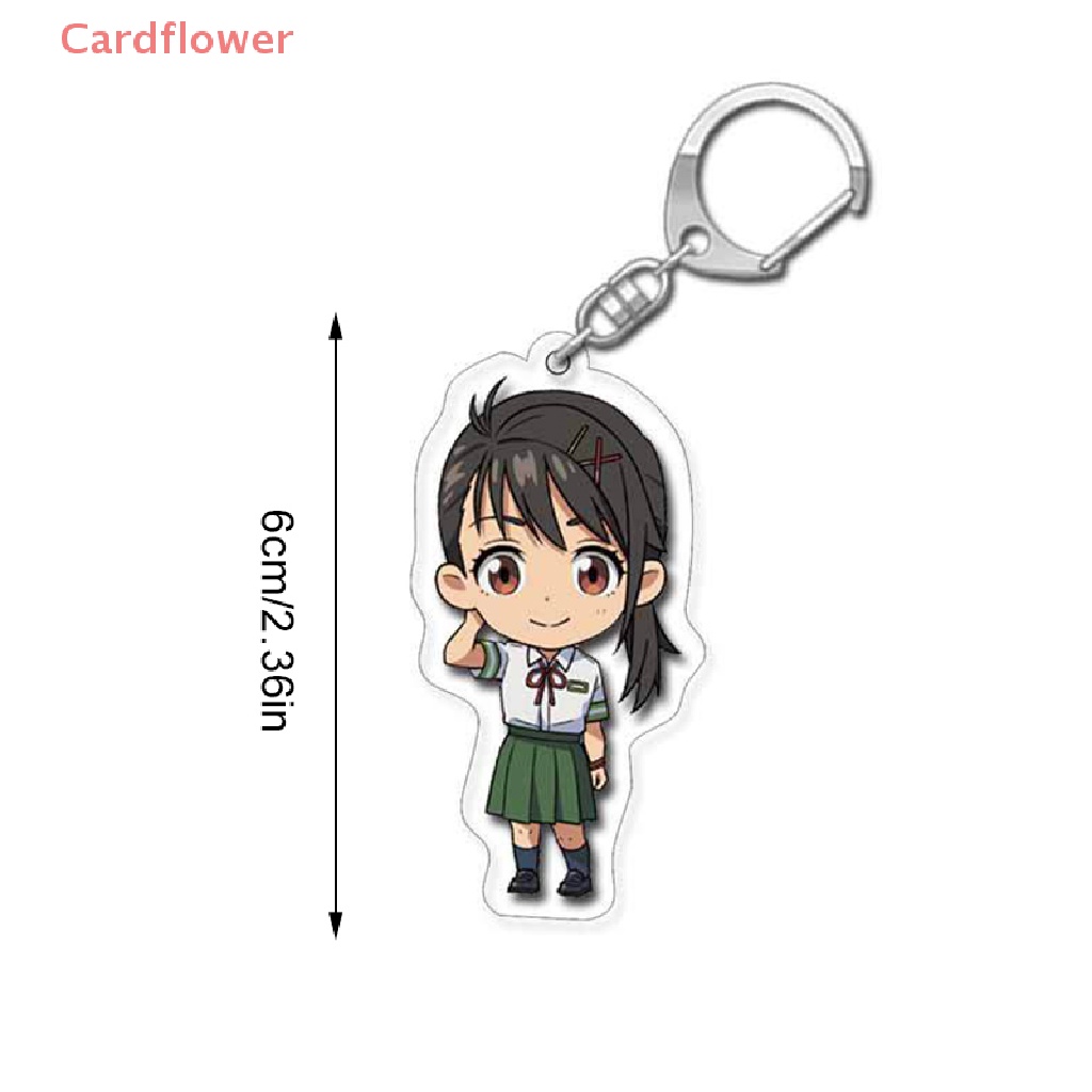 Móc Khóa Hai Mặt Bằng Acrylic Trong Suốt Họa Tiết Hoạt Hình Cardflower > Mới