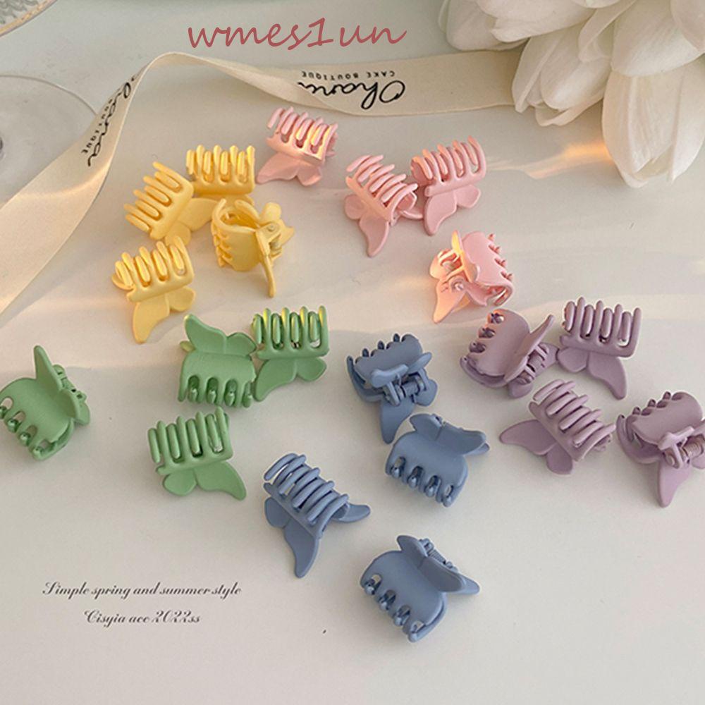 Kẹp Tóc Hình Bướm Bằng Nhựa Resin Phong Cách Hàn Quốc WMES15H