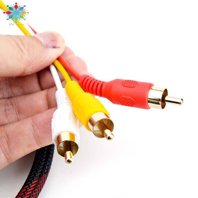 Cáp ChuyểN ĐổI Âm Thanh / Video HDMI Sang 3Rca Cho HDTV