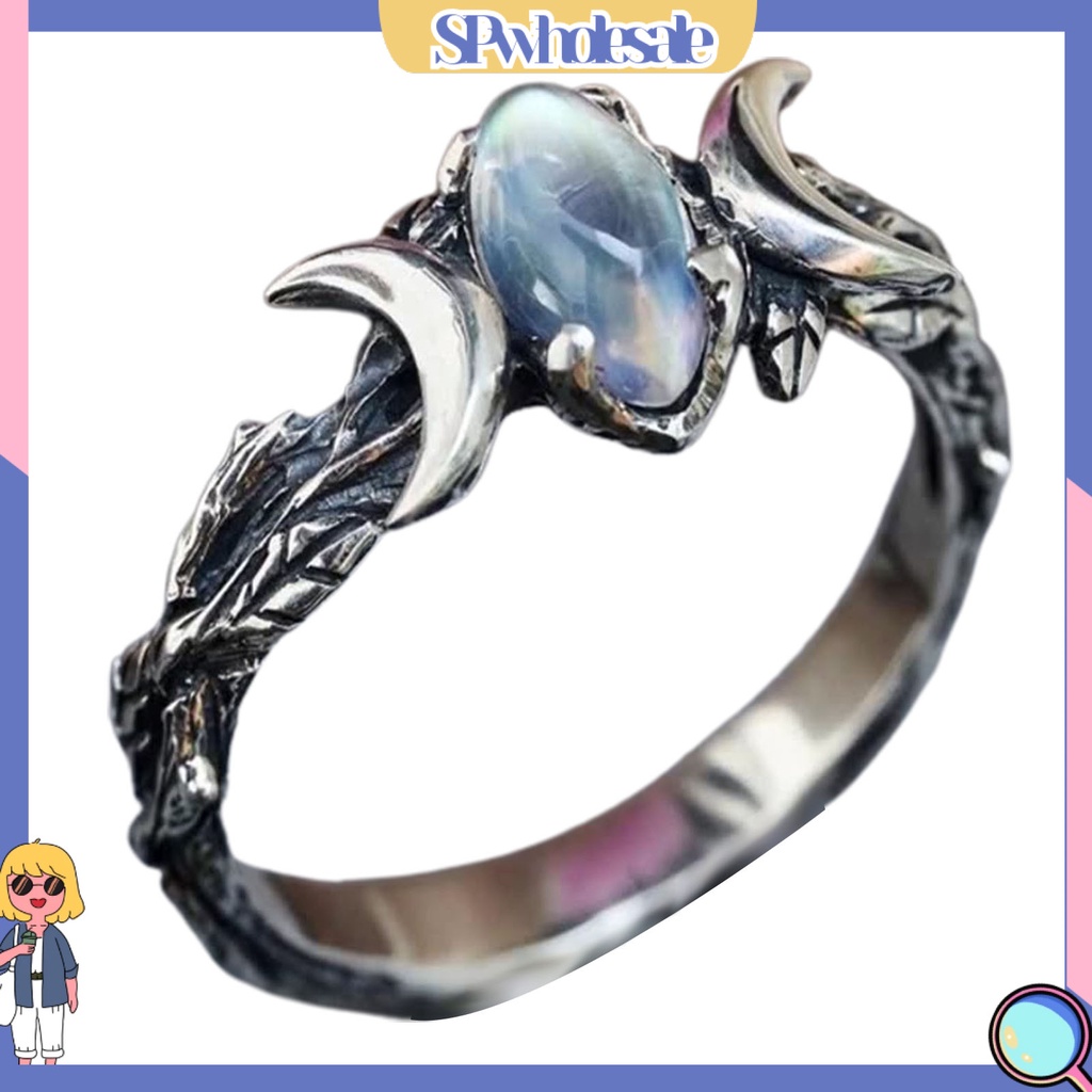 <SPwholesale> Nhẫn Đính Đá Phong Cách Bohemia Cổ Điển Dành Cho Nữ