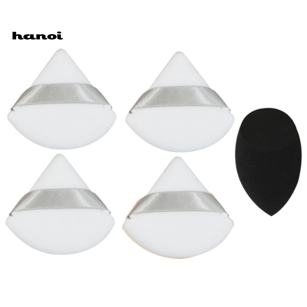 1 Bộ Mút Trang Điểm Đa Năng Hình Tam Giác Tiện Dụng