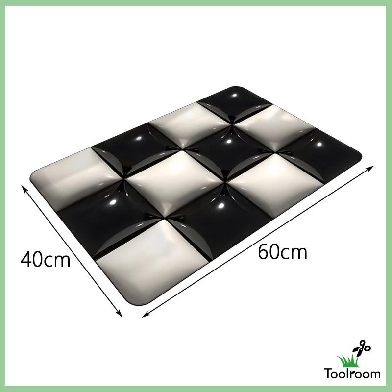 Thảm Lót Sàn Nhà Tắm / Phòng Khách Thấm Hút Tốt Chống Trượt Tiện Dụng