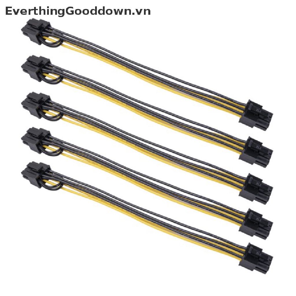 Cáp Chuyển Đổi Nguồn Điện Từ 6 Pin Feamle Sang 8 Pin PCI Express 6Pin Sang 8Pin PCIE