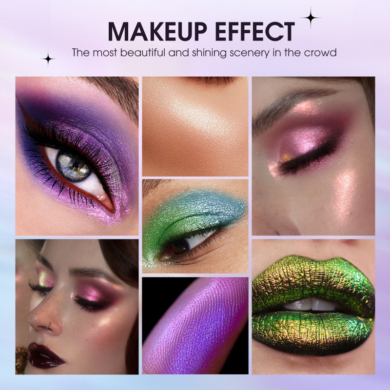 Phấn Mắt Dạng Lỏng Ánh Kim Lấp Lánh Lâu Trôi 10 Màu Sắc Tùy Chọn