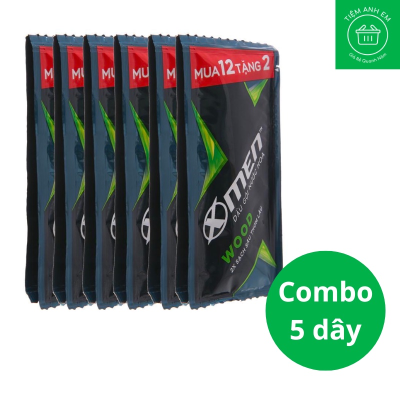 Dây dầu gội X-men các loại 5g/ gói - Gội Xmen