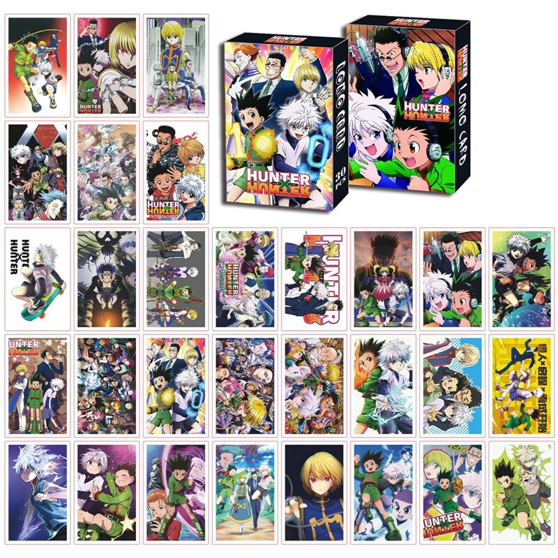 Lomo Card Bưu Thiếp 30 Cái/bộ Hunter X Hunter Anime