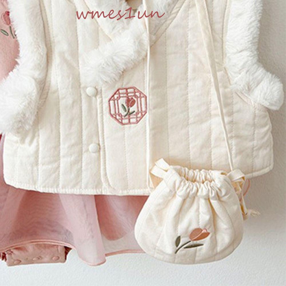 Túi Dây Rút Đeo Vai 15H Họa Tiết Khủng Long / Hoa Tulip / Sóc Dễ Thương Cho Bé