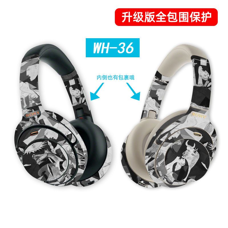 Miếng Dán Bọt Biển Họa Tiết Ngôi Sao Cho Tai Nghe Sony Wh1000xm3 XM4