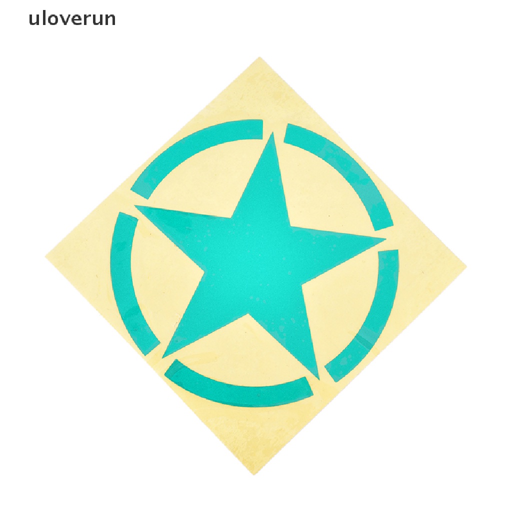 Đề Can Hình Ngôi Sao Năm Cánh Phản Quang Trang Trí Xe Hơi