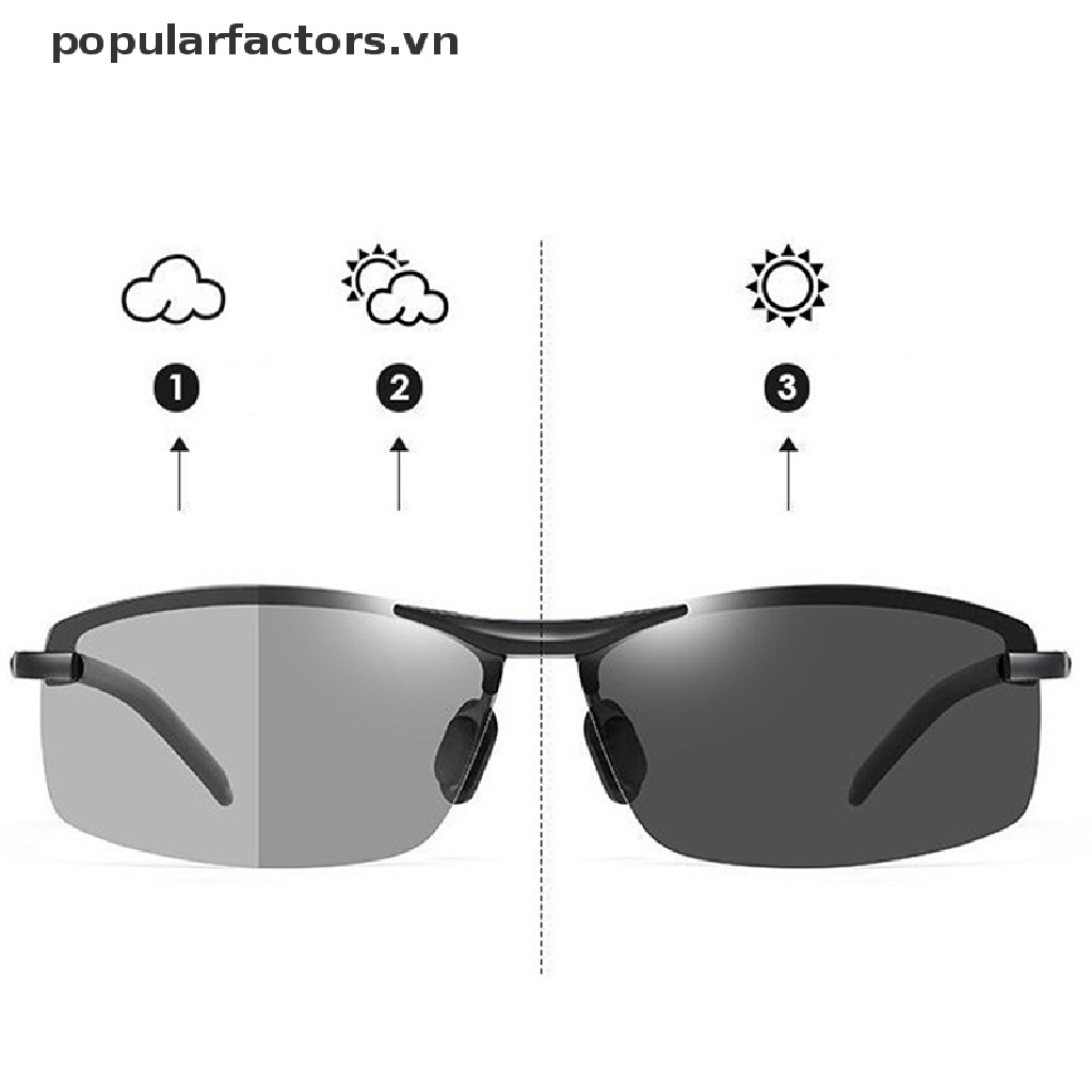 Kính Mát Phân Cực Chống Tia UV 400 Dùng Lái Xe Ban Đêm Cho Nam