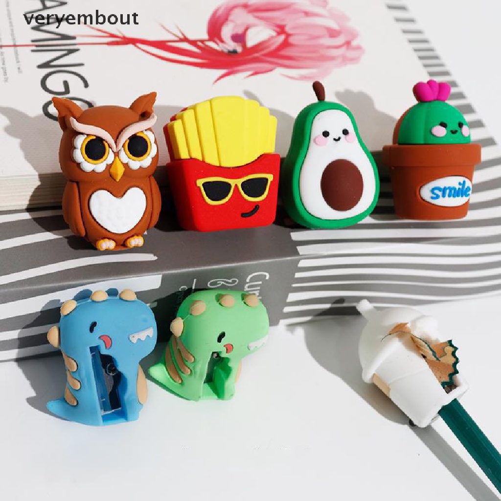 Đồ Chuốt Bút Chì Hình Động Vật 3D Dễ Thương