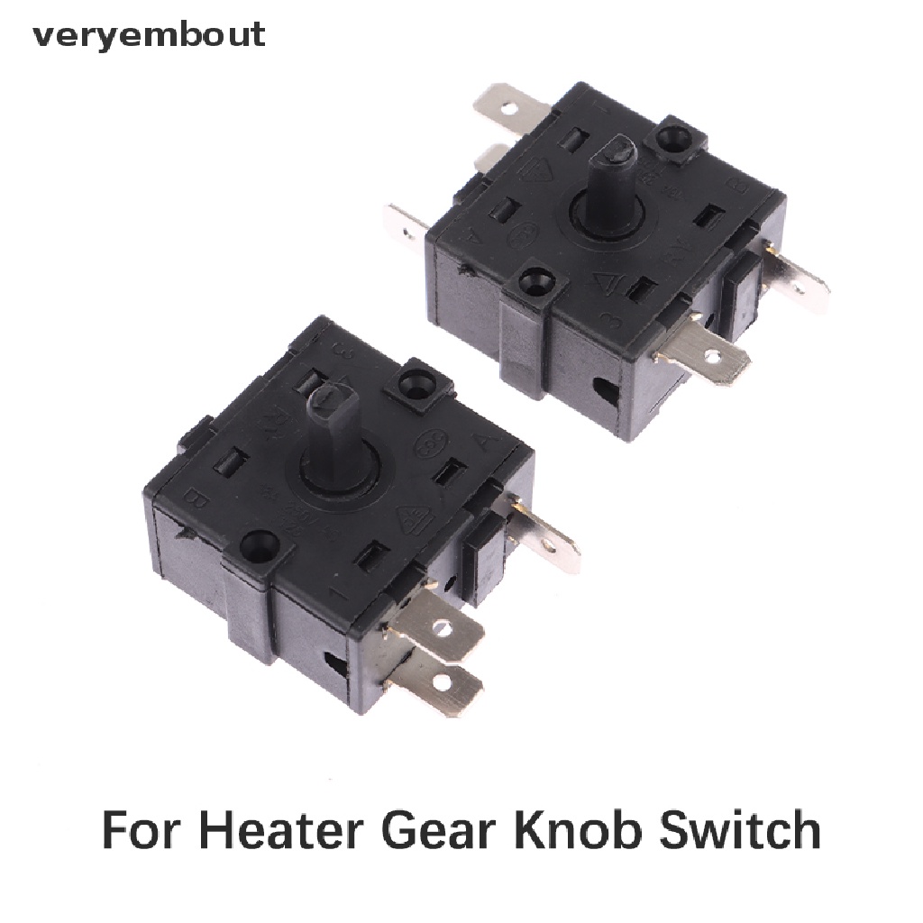 Công Tắc Nút Vặn Điều Khiển Nhiệt Độ Phòng Điện 3Pin 5Pin 16A