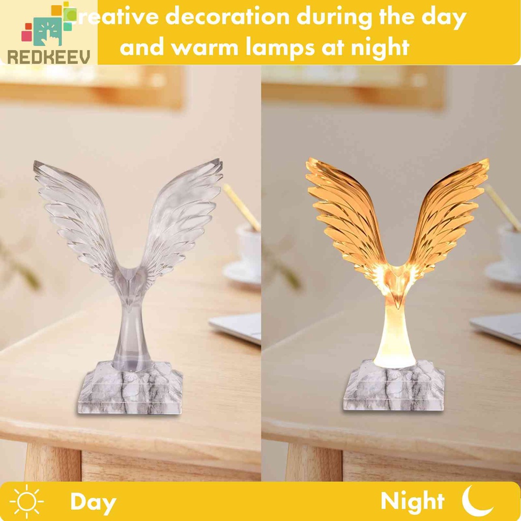 Đèn Ngủ Hình Chim Đại Bàng Bằng Acrylic Điều Khiển Cảm Ứng Không