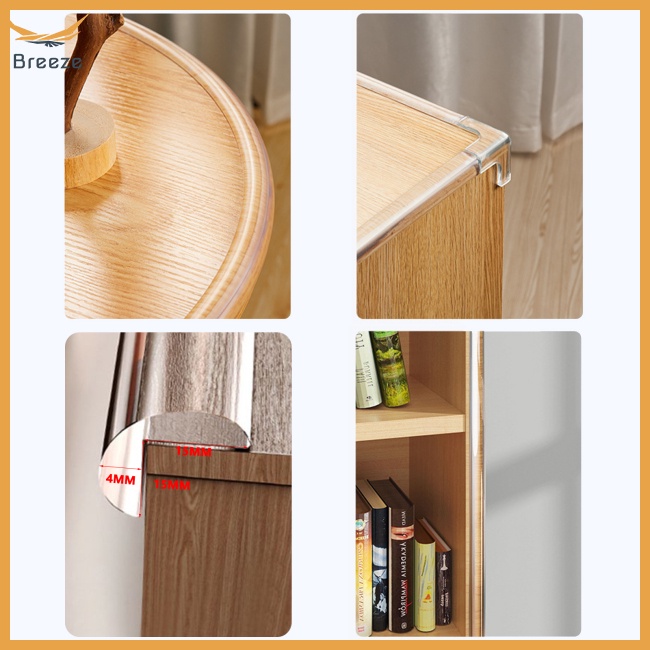 Cuộn Dây Bọc Cạnh Bàn / Tủ Nội Thất 6m Trong Suốt Chống Va Chạm Bảo Vệ An Toàn Cho Bé