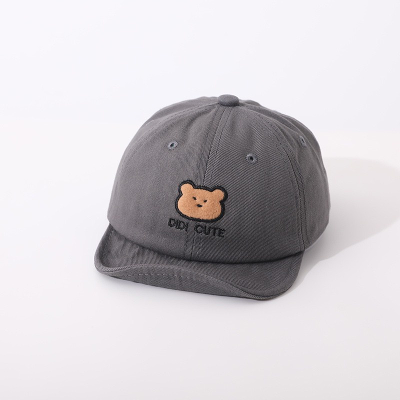 Nón kết gấu Didi vải kaki mềm cho bé 6-24 tháng