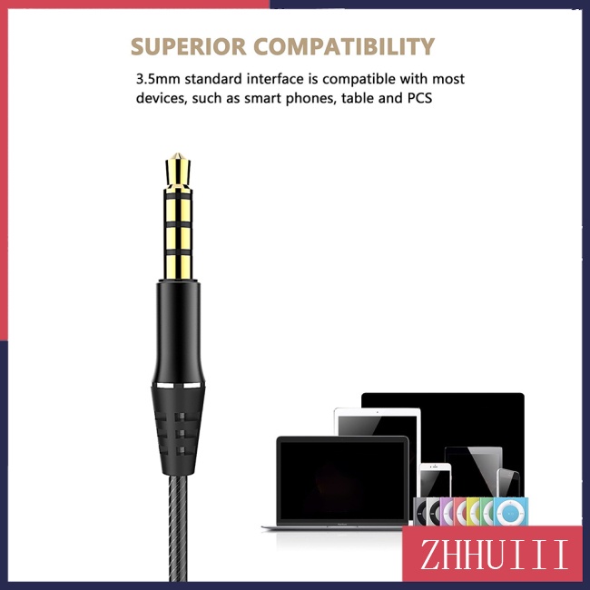 Tai Nghe Nhét Tai Jack 3.5mm Chất Lượng Cao Cho Điện Thoại Ios Huawei S2000