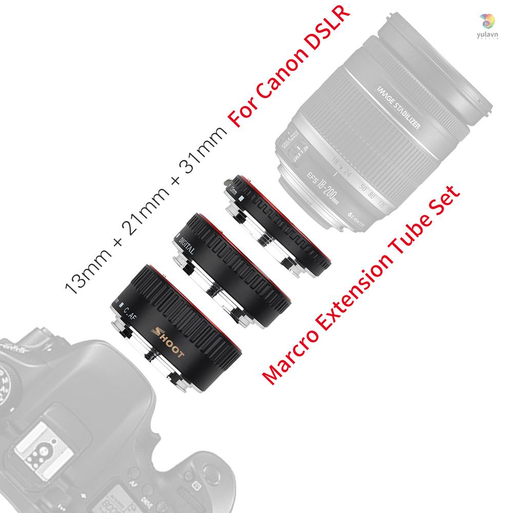 Vòng Nối Mở Rộng Tự Động SHOOT XT-364 13mm 21m 31mm EF / EF-S Lens Cho EOS 550D / 600D / 650D / 700D / 750D / 760D / 800D / 200D / 130