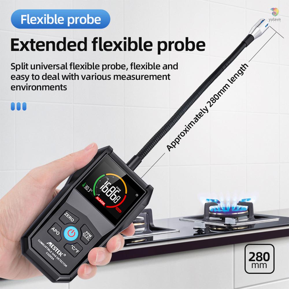 Thiết Bị Kiểm Tra Rò Rỉ Khí Gas Cầm Tay MESTEK CGD02A 0-5000Ppm