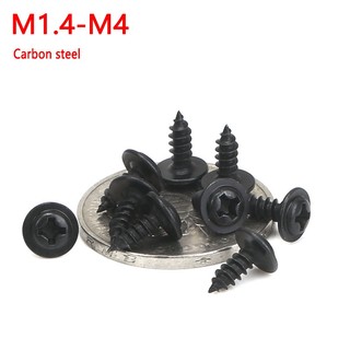 Vòng đệm vít m1.4 / m1.7 / m2 / m2.3 / m2.6 / m3 / m4 bằng kẽm màu đen
