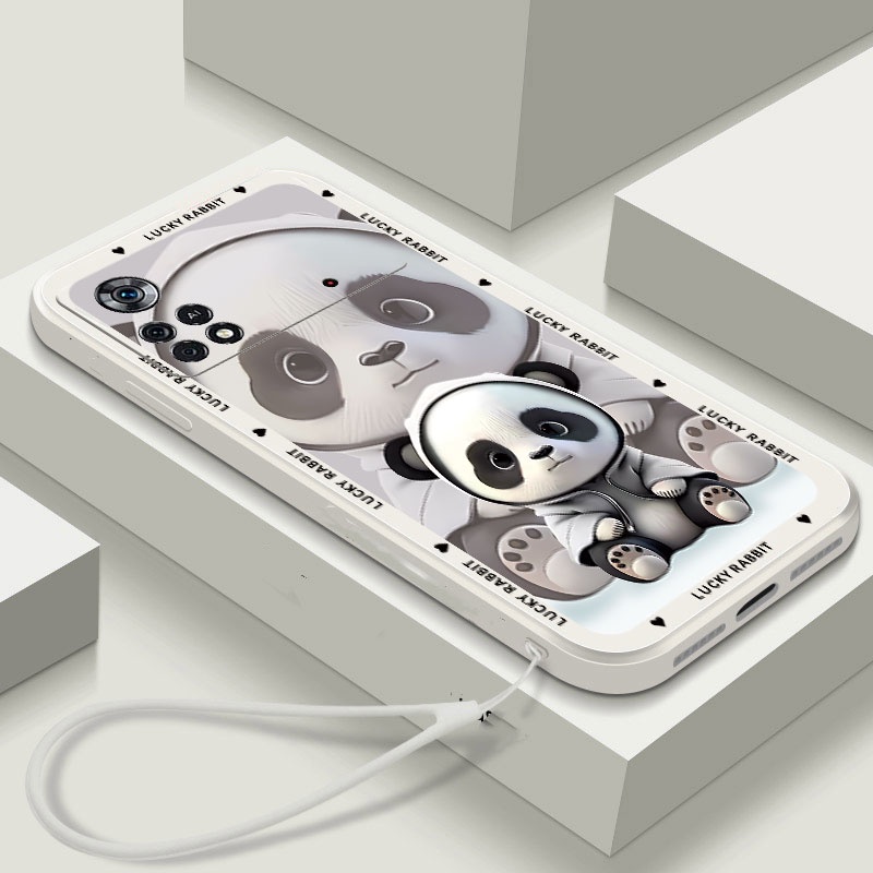 Ốp Điện Thoại Tpu Mềm Hình Gấu Trúc Kung Fu 3D Cho Poco X5 Pro 5G Note 12 Pro 11S 5G 12C Xiaomi Mi 12T 12 Lite K60 K50 Ultra