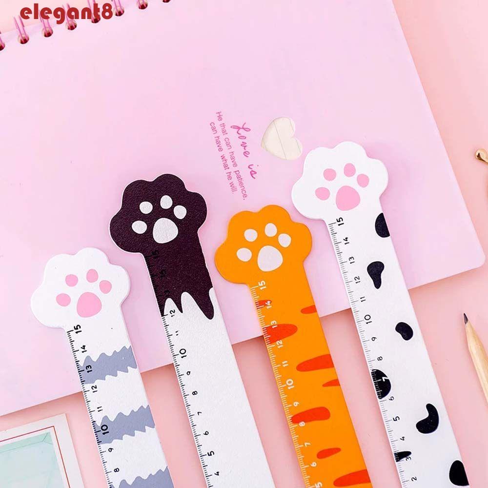 Thước Thẳng Hình Móng Mèo Dễ Thương Dành Cho Học Sinh