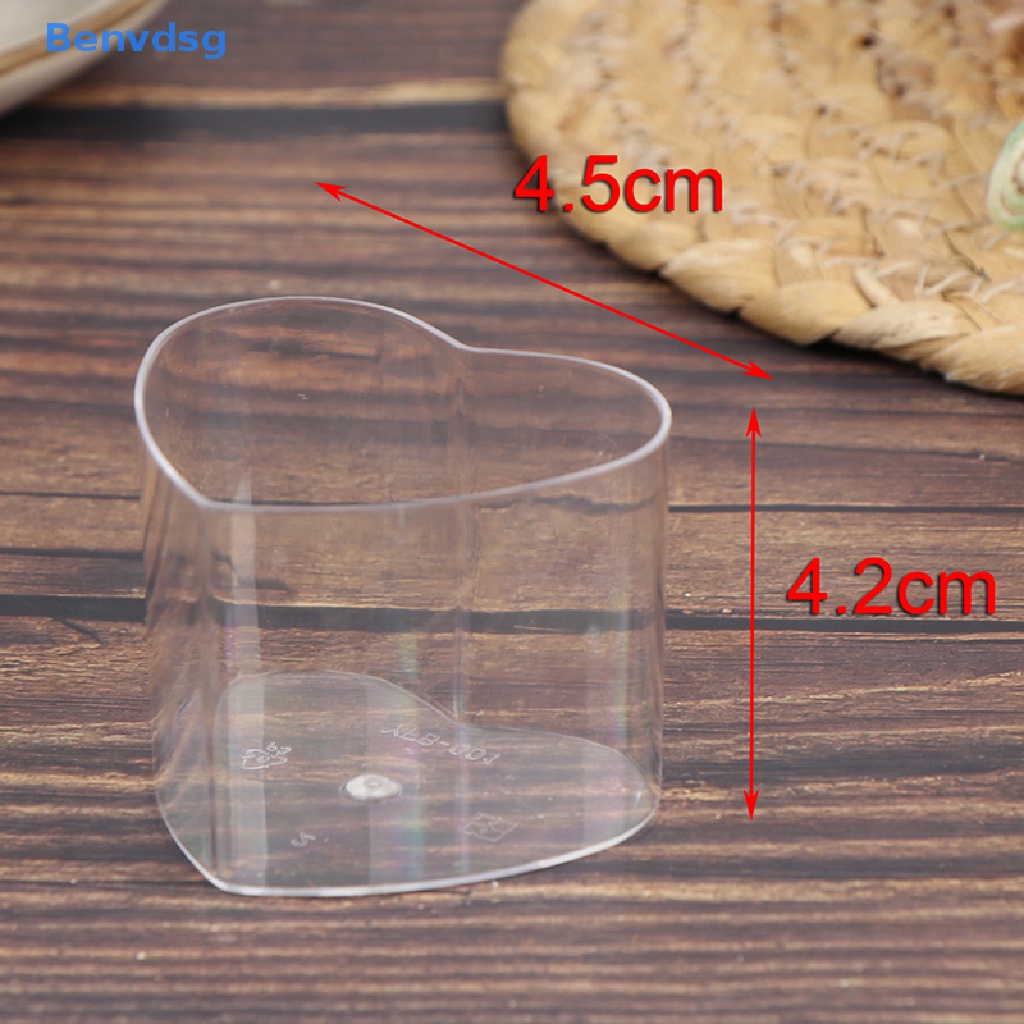 Bộ 12 Cốc Nhựa Đựng Món Tráng Miệng Mini 70ml