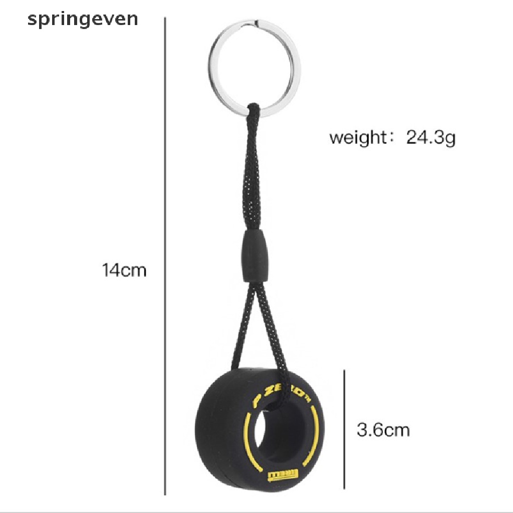 Móc Khóa Lốp Xe Đua springeven Phong Cách