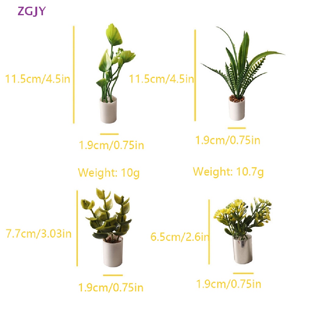 Mô Hình Chậu Hoa Trang Trí Nhà Búp Bê 1: 12 Mới