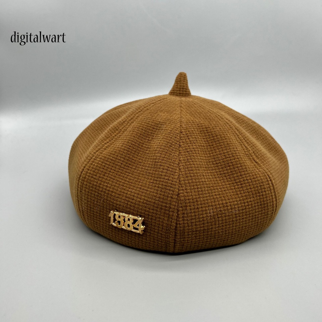 Kỹ Thuật Số| Mũ Beret Chất Liệu Polyester Siêu Mềm Chống Gió Không Phai Màu Phong Cách Cổ Điển Thời Trang Thu Đông Cho Nữ