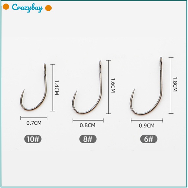 Khung Thép Carbon 6 CR Chất Lượng Cao Tiện Lợi Dễ Sử Dụng#/8#/10# Dụng Cụ Hỗ Trợ Móc Câu Cá Chất Lượng Cao