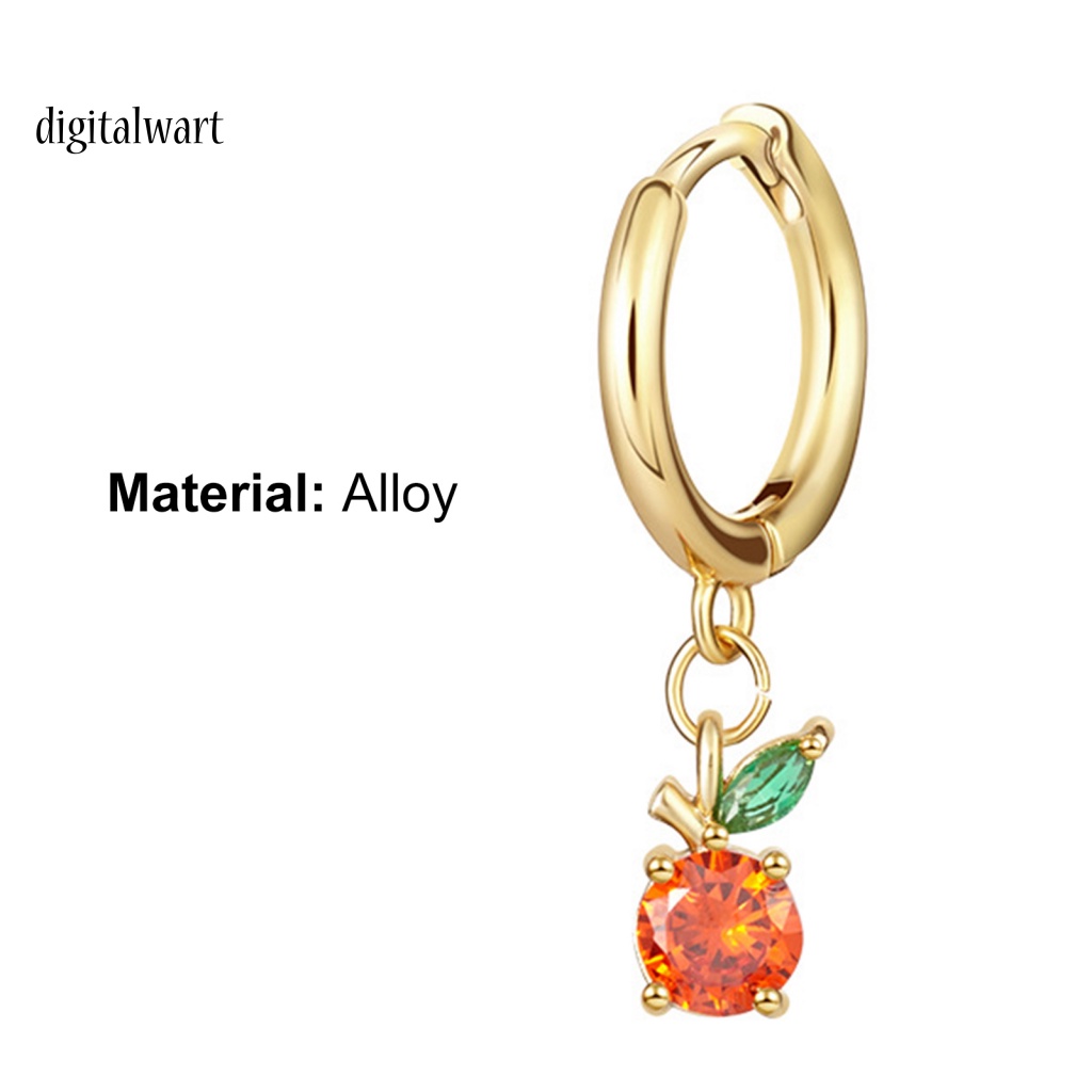 Kỹ Thuật Số| 1 Khuyên Tai Vòng Lủng Lẳng Đính Đá Hình Chùm Nho Nhiều Màu Trang Sức Hằng