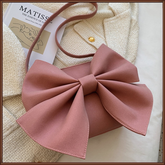 Túi Đeo Chéo Vai Bằng Da Nhân Tạo Màu Trơn Thời Trang Sành Điệu Cho Nữ