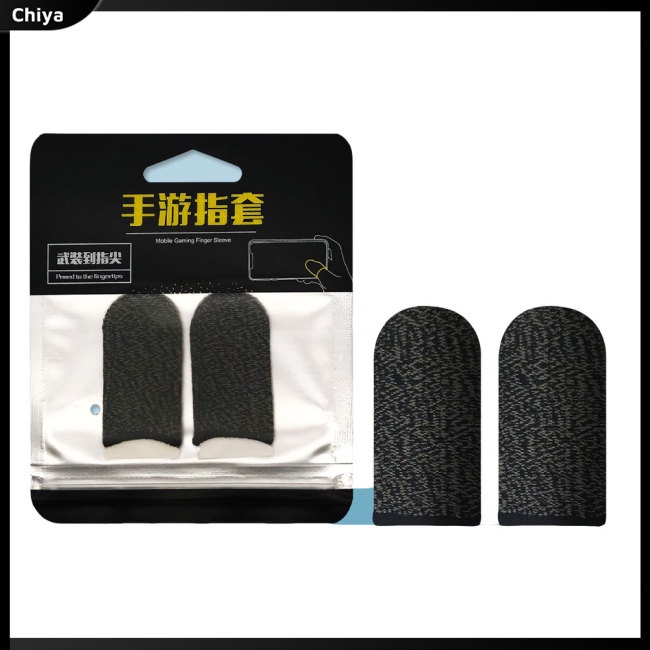 1 Cặp Ống Bọc Ngón Tay Chơi Game Pubg 18-pin Bằng Sợi Đồng Siêu Mỏng Thoáng Khí