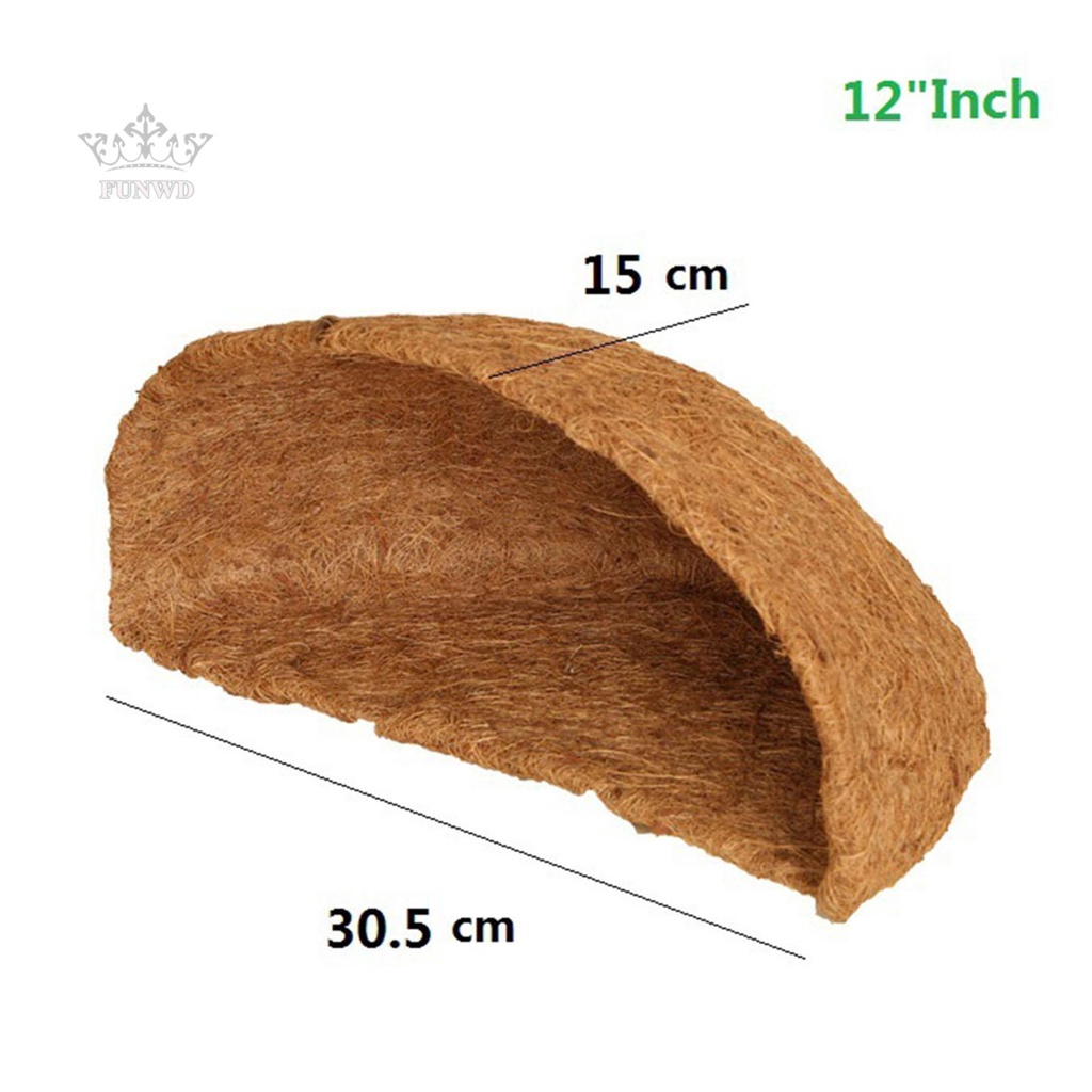 Giỏ Trồng Cây Dạng Treo Hình Tròn Bằng Sợi Dừa 10-30Cm