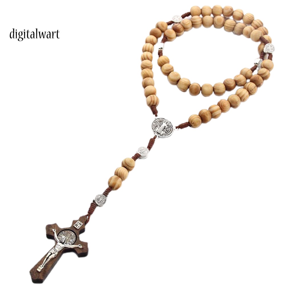 Kỹ Thuật Số| Vòng cổ Hạt Gỗ Thời Trang Đức Mẹ Mary Hàng Ngày