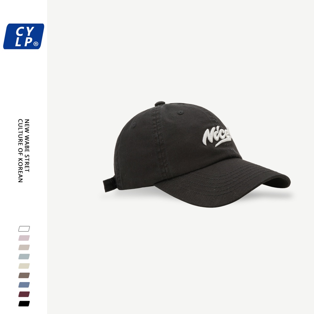 Mũ Lưỡi Trai Thêu Chữ Phong Cách Hàn Quốc Cá Tính Cho Nữ