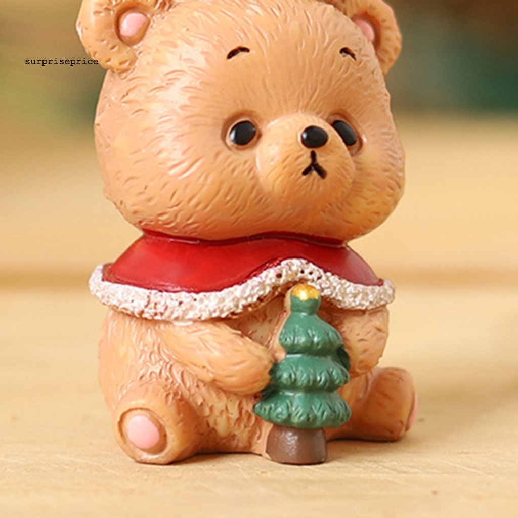 Đồ trang trí Cây Thông Giáng Sinh Mini Bằng Nhựa Resin Nhỏ Gọn Dành Cho Trang Trí Nhà Cửa