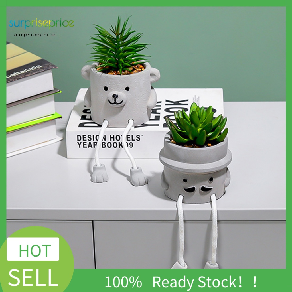 Chậu Cây Cảnh Giả Hình Đôi Chân Dùng Trang Trí Phòng Khách