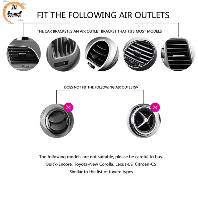 Giá Đỡ Điện Thoại Chống Rung Gắn Lỗ Thông Gió Xe Hơi Họa Tiết Hoạt Hình Sáng Tạo