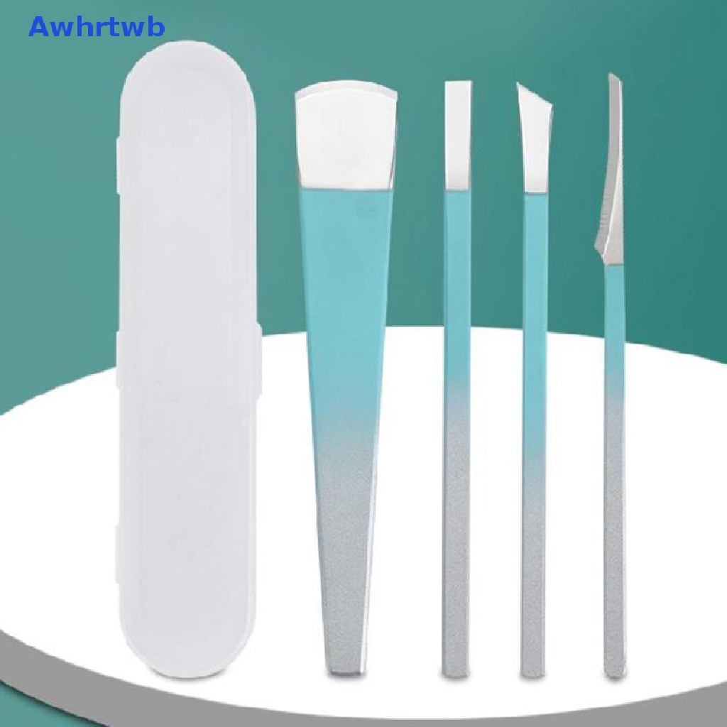 Set 1 / 4 Dụng Cụ Loại Bỏ Da Chết Cho Móng Chân Tiện Dụng Mới