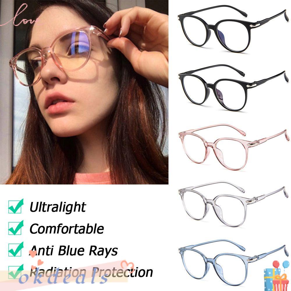 Kính Gọng PC &amp; Resin Nhỏ Gọn Linh Hoạt Thời Trang Cho Nam Và Nữ